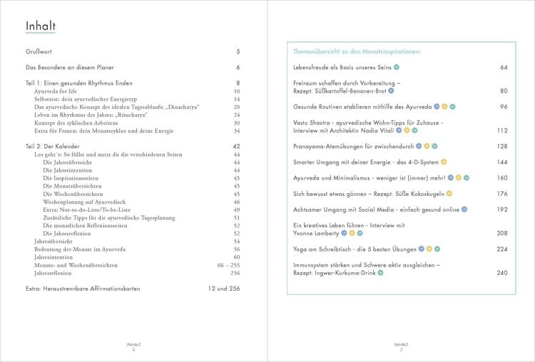 Produktbild: Ayurveda for life - Planer