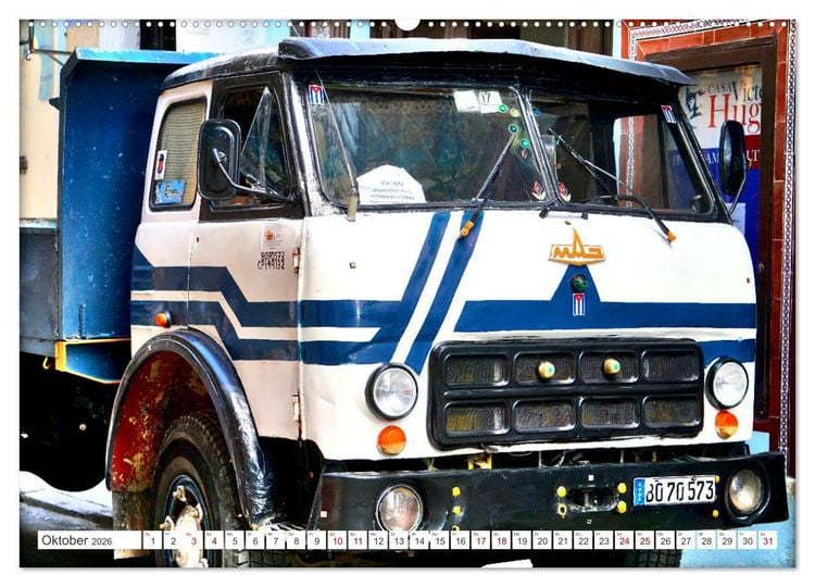 Produktbild: LKW Oldtimer der UdSSR - Sowjetische Lastkraftwagen in Kuba (Wandkalender 2026 DIN A2 quer), CALVENDO Monatskalender
