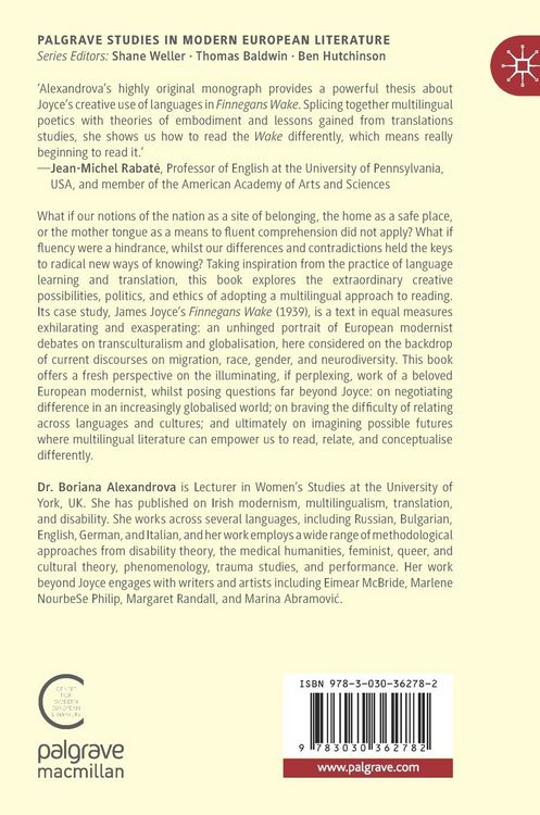 Produktbild: Joyce, Multilingualism, and the Ethics of Reading