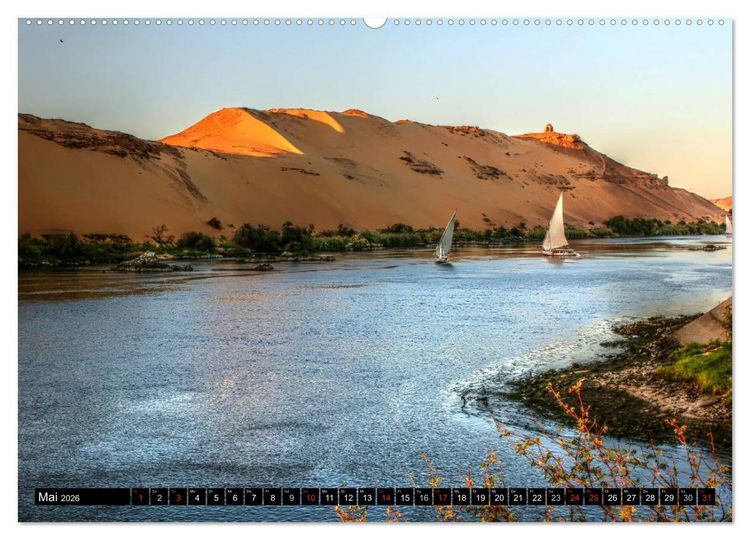 Produktbild: &Auml;gypten - Impressionen (hochwertiger Premium Wandkalender 2026 DIN A2 quer), Kunstdruck in Hochglanz