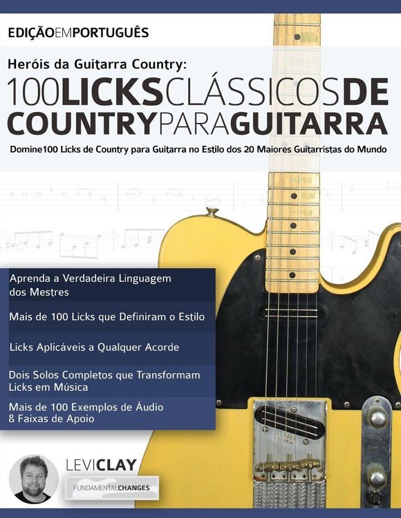 Produktbild: Hero&iquest;is da Guitarra Country - 100 Licks Cla&iquest;ssicos de Country Para Guitarra