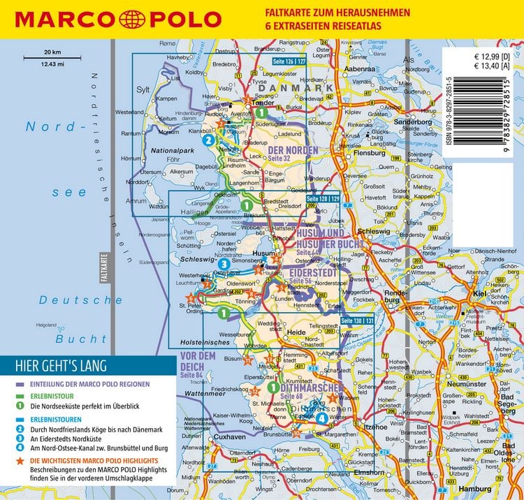 Produktbild: MARCO POLO Reisef&uuml;hrer Nordseek&uuml;ste Schleswig-Holstein
