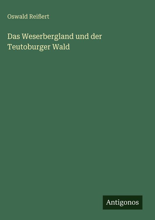 Produktbild: Das Weserbergland und der Teutoburger Wald