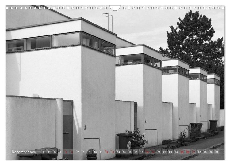 Produktbild: Die Weissenhof - Siedlung (Wandkalender 2026 DIN A3 quer), CALVENDO Monatskalender