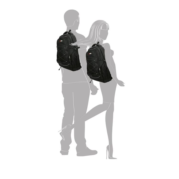 Produktbild: HTI-Living Rucksack polyester 22x12x47cm Rucksack polyester 22x12x47cm