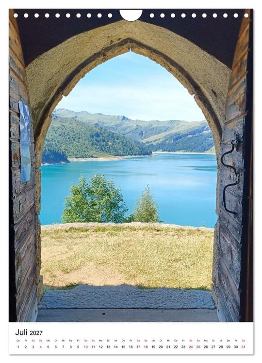 Produktbild: Traumhafte Bergwelt - Im Bann des Lichts (Wandkalender 2027 DIN A4 hoch), CALVENDO Monatskalender