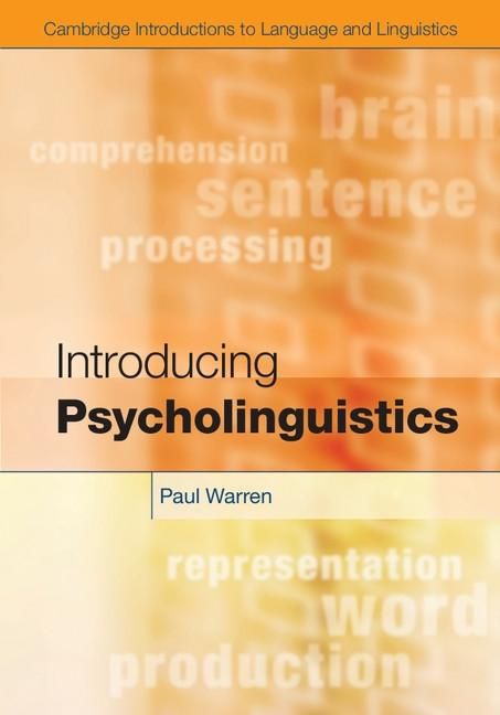 Produktbild: Introducing Psycholinguistics