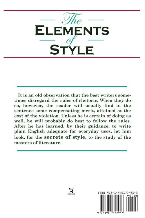 Produktbild: The Elements of Style