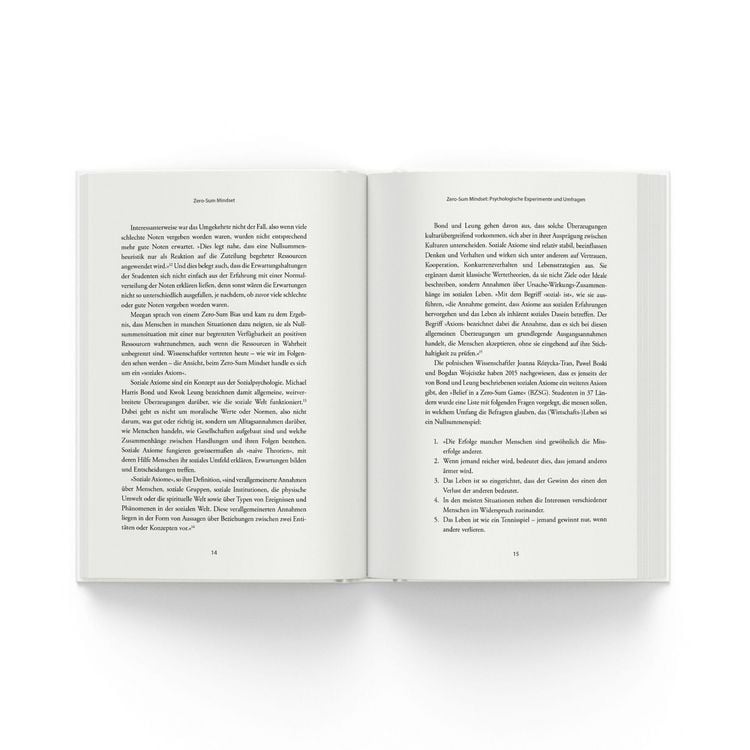 Produktbild: ZERO SUM MINDSET