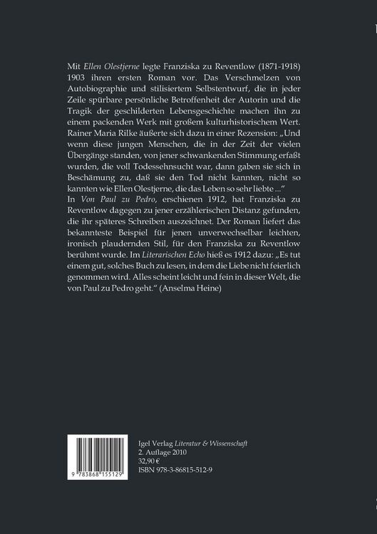 Produktbild: Sämtliche Werke in sechs Bänden / Romane 1: Ellen Olestjerne, Von Paul zu Pedro