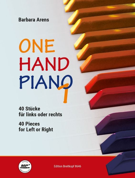 Produktbild: One Hand Piano. 40 St&uuml;cke f&uuml;r links oder rechts