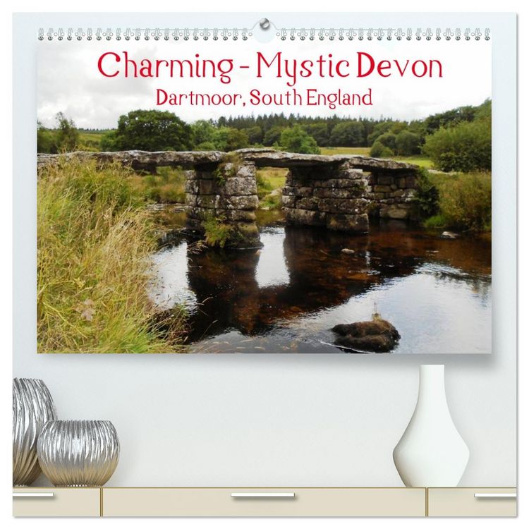 Produktbild: Charming - Mystic Devon Dartmoor, South England (High Quality Premium Wall Calendar 2026 DIN A2 landscape),CALVENDO 12 Month Wall Calendar