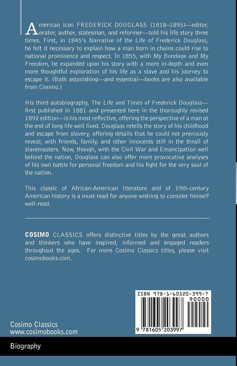 Produktbild: The Life and Times of Frederick Douglass