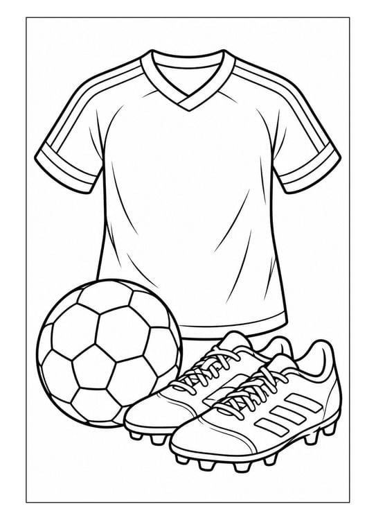 Produktbild: Kleine Kicker ganz gro&szlig;! &ndash; Fu&szlig;ball Malbuch ab 4 Jahren f&uuml;r Jungs mit 50 Ausmalbildern