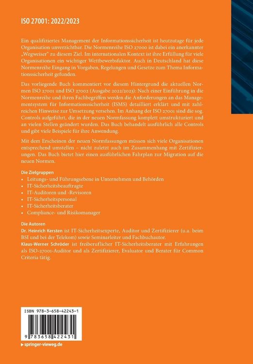Produktbild: ISO 27001: 2022/2023