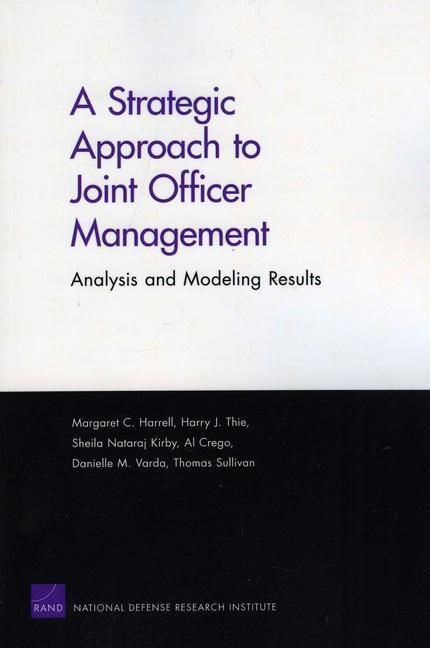 Produktbild: A Strategic Approach to Joint Officer Managment