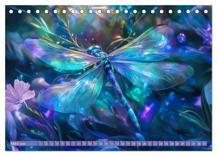 Produktbild: Art Nouveau trifft M&auml;rchenwelt (Tischkalender 2026 DIN A5 quer), CALVENDO Monatskalender