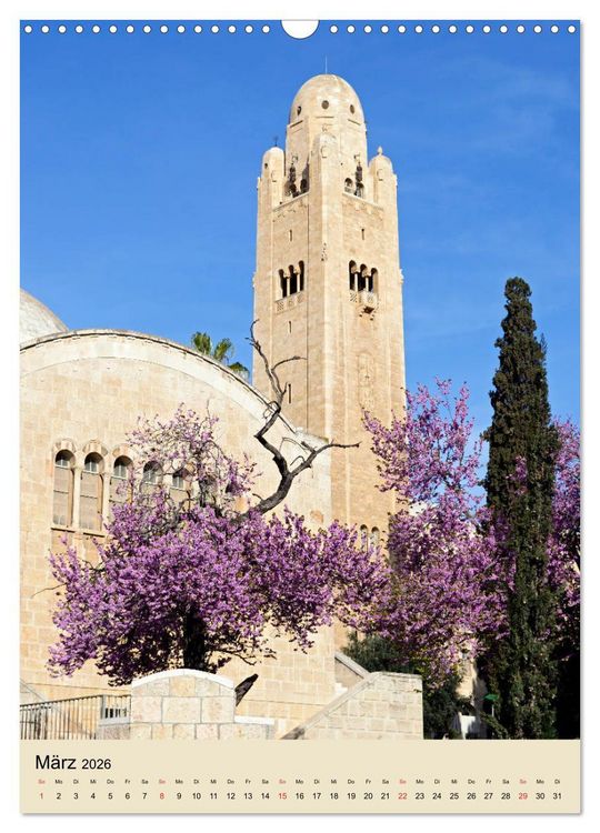 Produktbild: Jerusalem - Jeruschalajim (Wandkalender 2026 DIN A3 hoch), CALVENDO Monatskalender