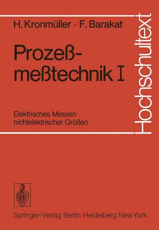 Produktbild: Proze&szlig;me&szlig;technik I