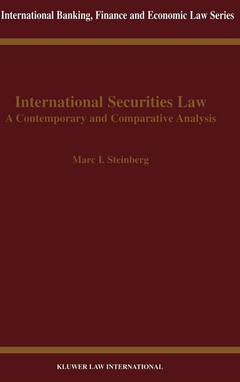 Produktbild: International Securities Law