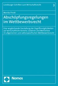 Produktbild: Absch&ouml;pfungsregelungen im Wettbewerbsrecht
