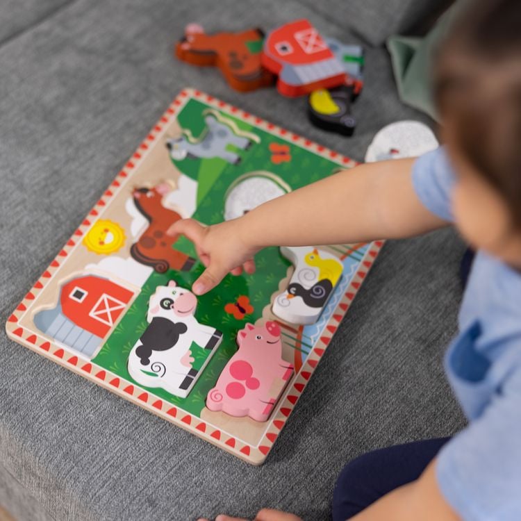 Produktbild: Bauernhof Spieltiere Puzzle