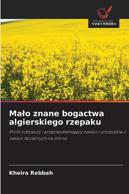 Produktbild: Ma&iquest;o znane bogactwa algierskiego rzepaku