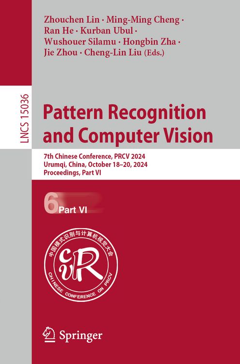 Produktbild: Pattern Recognition and Computer Vision