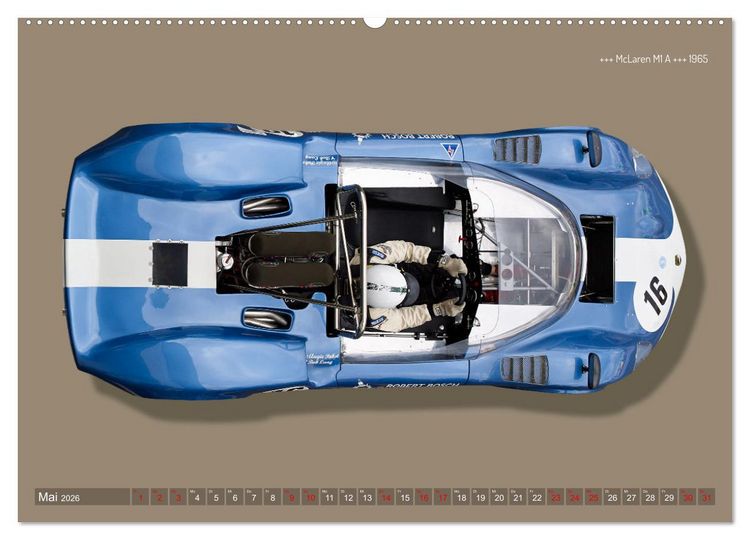 Produktbild: Legenden des Rennsports Historic Sports Cars 1960-1975 (hochwertiger Premium Wandkalender 2026 DIN A2 quer), Kunstdruck in Hochglanz