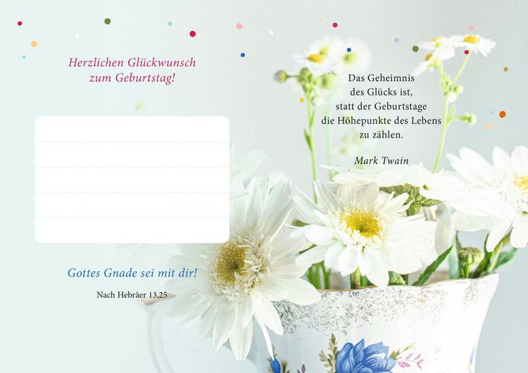 Produktbild: Segenspost zum Geburtstag
