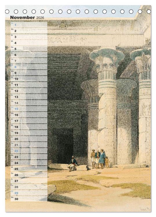 Produktbild: &Auml;gyptens Tempel (Tischkalender 2026 DIN A5 hoch), CALVENDO Monatskalender