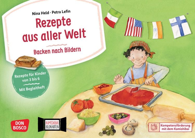 Produktbild: Rezepte aus aller Welt: Backen nach Bildern. Kamishibai Bildkartenset