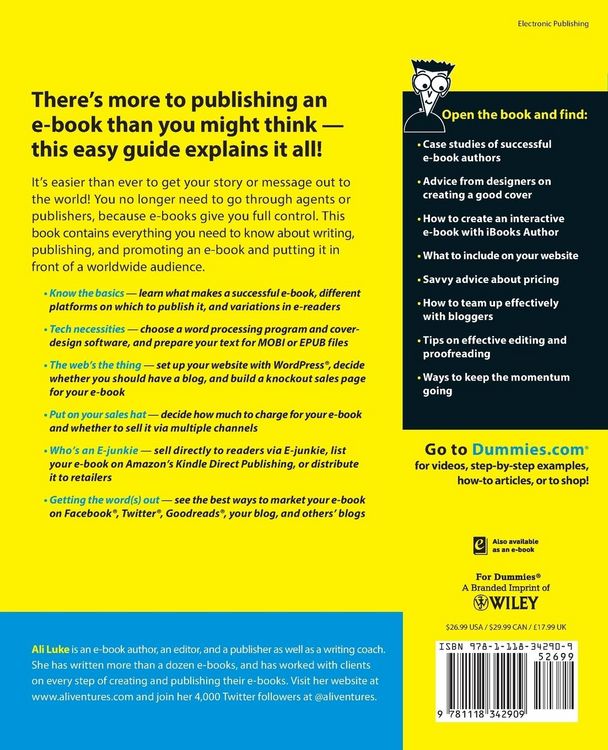 Produktbild: Publishing E-Books For Dummies