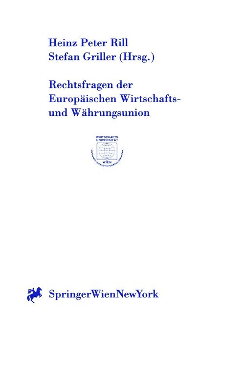Produktbild: Rechtsfragen der Europ&auml;ischen Wirtschafts- und W&auml;hrungsunion