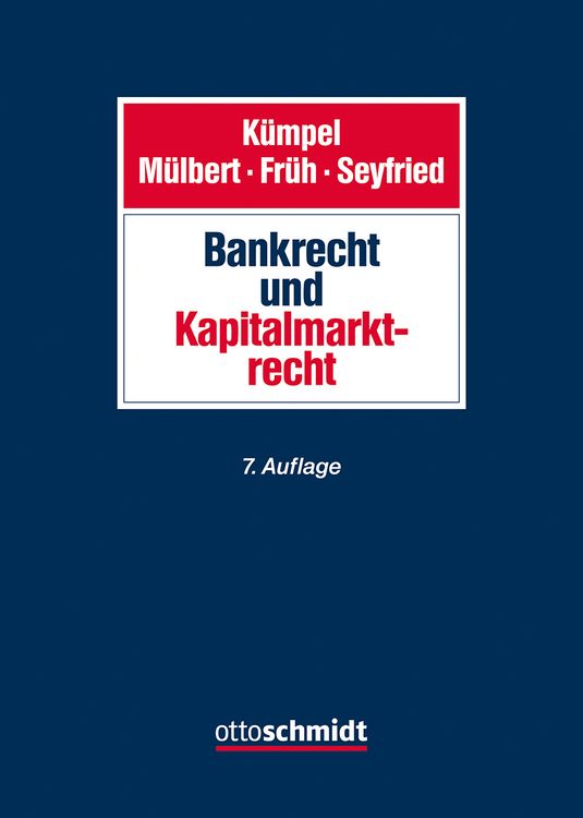 Produktbild: Bankrecht und Kapitalmarktrecht
