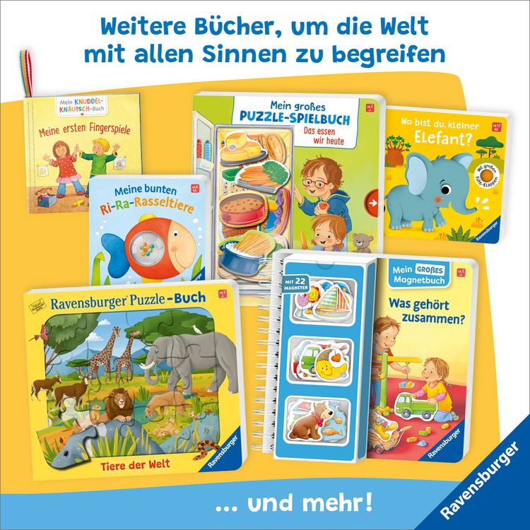 Produktbild: ministeps: Mein allererstes Rasselbuch