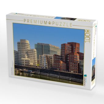 Produktbild: CALVENDO Puzzle D&uuml;sseldorf. Mediahafen | 1000 Teile Lege-Gr&ouml;&szlig;e 64x48cm Foto-Puzzle f&uuml;r gl&uuml;ckliche Stunden