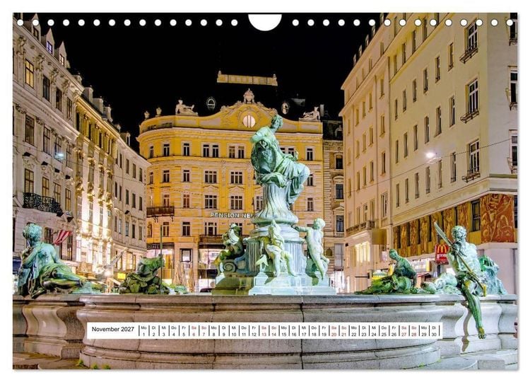 Produktbild: Wien Facettenreiche Metropole (Wandkalender 2027 DIN A4 quer), CALVENDO Monatskalender