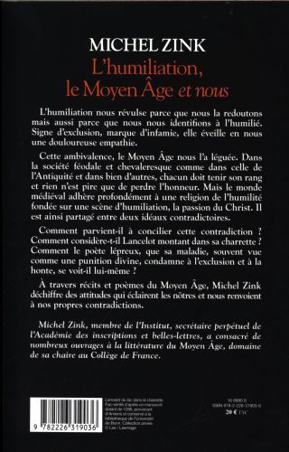 Produktbild: L'humiliation, le Moyen Age et nous