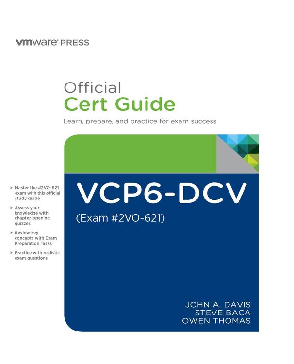 Produktbild: VCP6-DCV Official Cert Guide (Exam #2V0-621)
