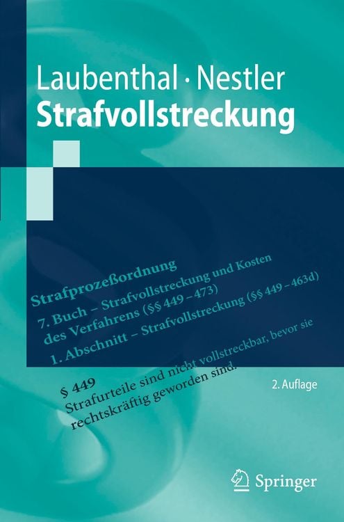 Produktbild: Strafvollstreckung