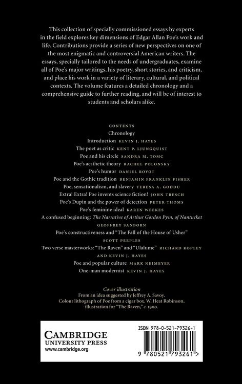 Produktbild: The Cambridge Companion to Edgar Allan Poe