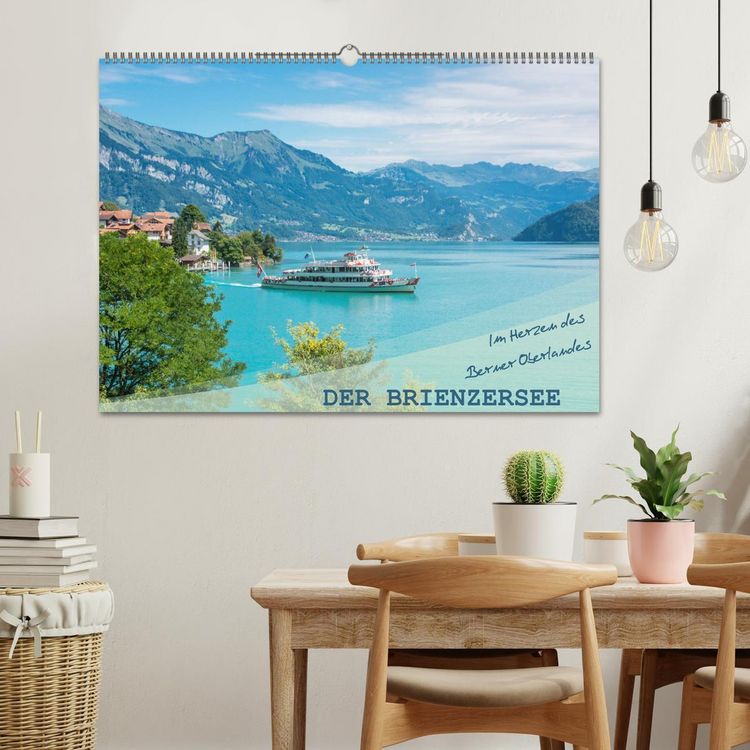 Produktbild: Der Brienzersee - Im Herzen des Berner Oberlandes (Wandkalender 2026 DIN A2 quer), CALVENDO Monatskalender