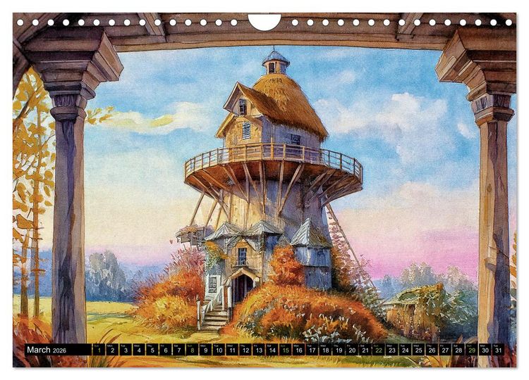 Produktbild: Visions of a Fairytale World (Wall Calendar 2026 DIN A4 landscape), CALVENDO 12 Month Wall Calendar