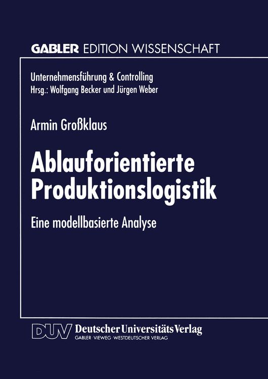 Bild vom Artikel Ablauforientierte Produktionslogistik vom Autor Armin Grossklaus