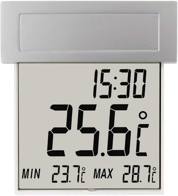 Produktbild: TFA Dostmann Vision Solar Thermometer Silber 30.1035