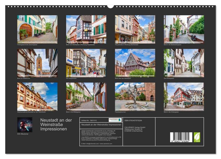 Produktbild: Neustadt an der Weinstra&szlig;e Impressionen (hochwertiger Premium Wandkalender 2026 DIN A2 quer), Kunstdruck in Hochglanz