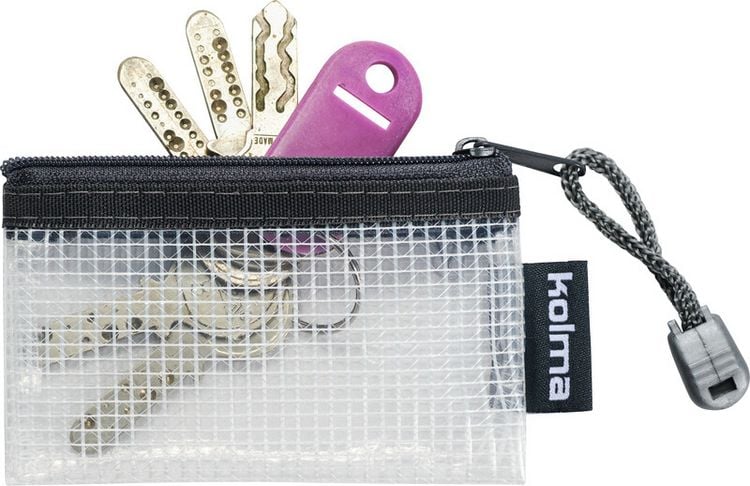 Produktbild: KOLMA&reg; Reissverschlusstasche Mesh Bag, 105 x 65 x 4 mm anthrazit