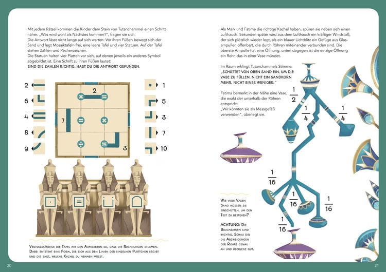 Produktbild: Escape! Das Abenteuer-Game-Buch: Der Fluch des Pharao