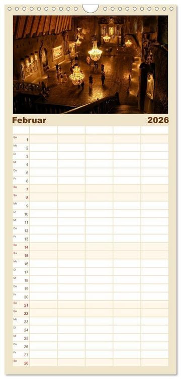 Produktbild: Familienplaner 2026 - Besucht doch mal Krakau mit 5 Spalten (Wandkalender, 21 x 45 cm) CALVENDO